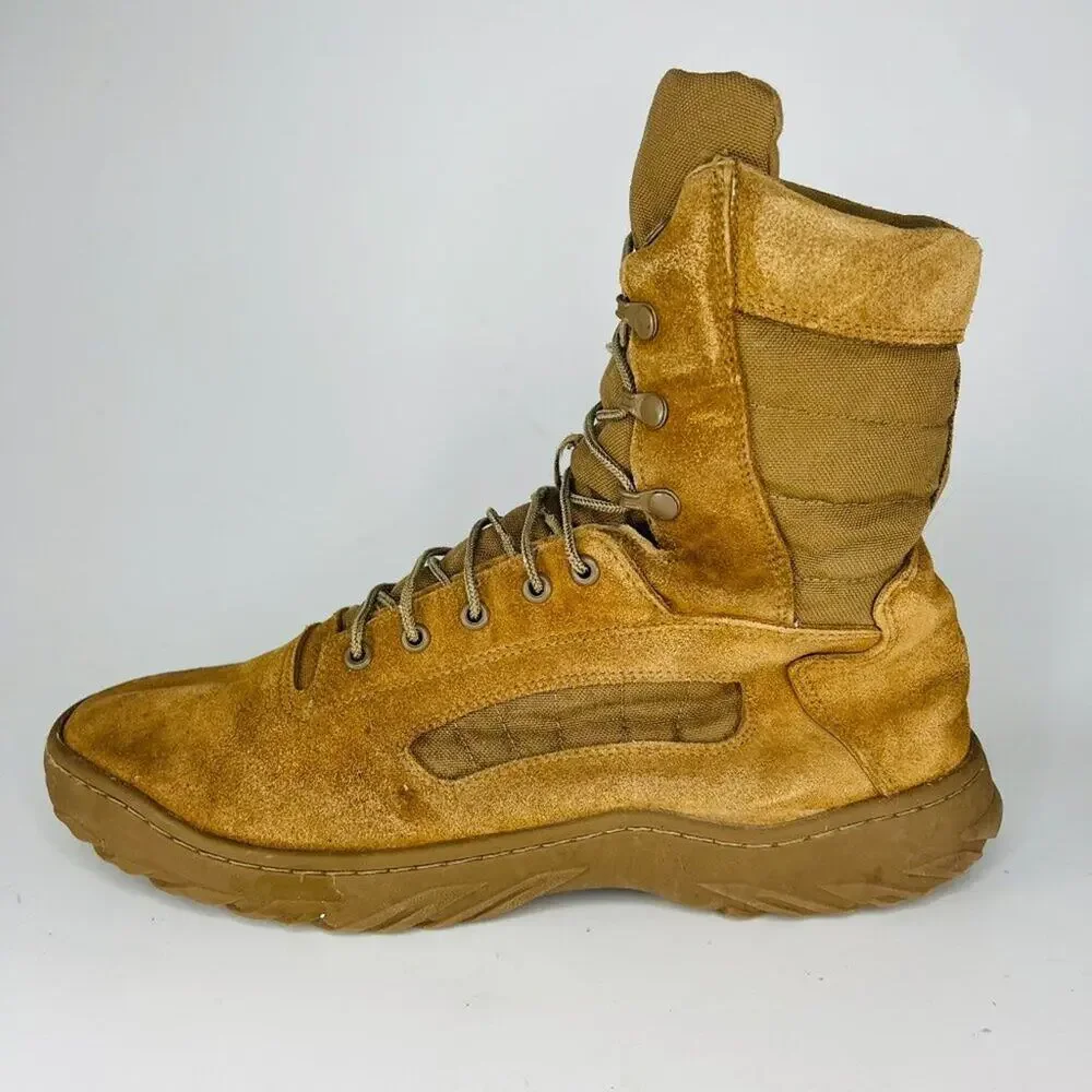 Reebok CM8992 Fusion MAX Leather Tactical Military Boots Tan Coyote Men 14